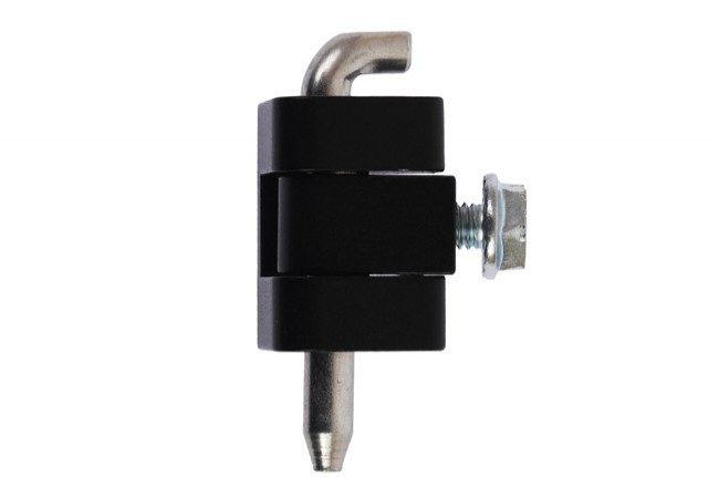 P3 Corner Hinge Zamak Black Lacquer for 1-1.2mm Thin Metal Panels 097-1-2-3-15