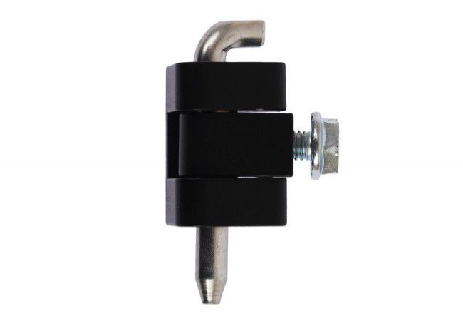 P3 Corner Hinge Zamak Black Lacquer for 1-1.2mm Thin Metal Panels 097-1-2-3-15