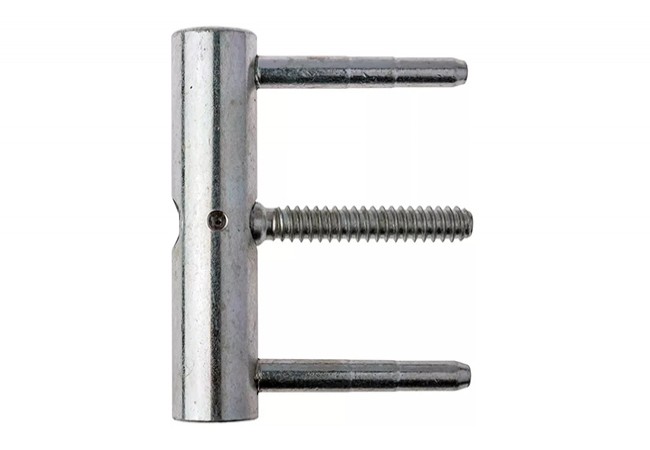 URSUS 3-D OT 495 Upper Hinge Wing 7.8x45mm White Galvanized for Fire Doors