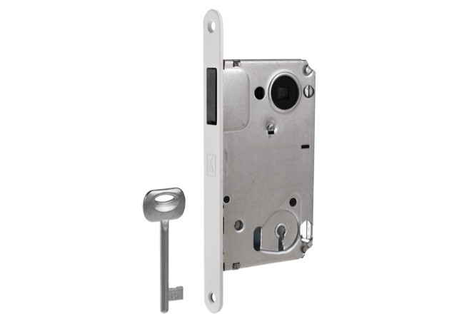 BONAITI B-TWIN 90/50 Magnetic Lock Key Version EN 12209 White Direct B-TWO Replacement