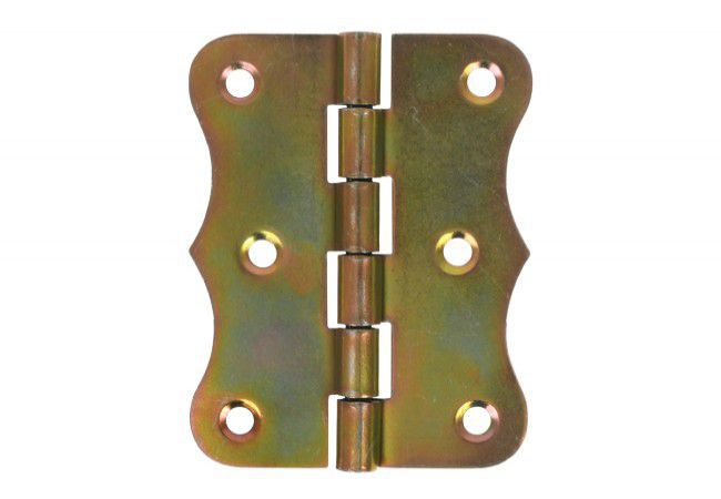 Zawiasa splatana 80 Butt Hinge Gold Zinc-Plated Retro Finish for Wood Applications