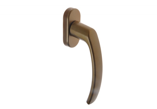 Luna A110-GLD-45 Window Handle 45mm Spindle Gold Plastic for Thick Window Profiles