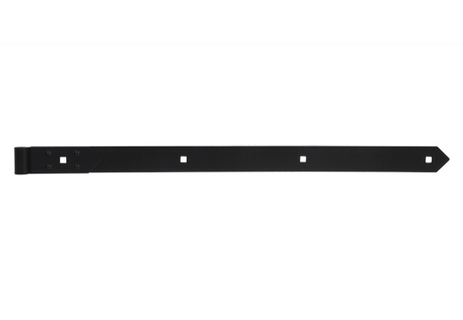 Reinforced Strap Hinge 800/50 mm Steel Black Without Pin for 16 mm System