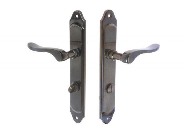 B-Harko Sorbus 72 WC Door Handle Patina 35?55mm Secure Set Screw Fixing