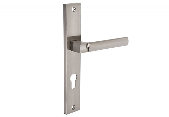 GAMET VERSA DH02-113Y72-G7-IP1 Door Handle Square Rosette Brushed Nickel Split System