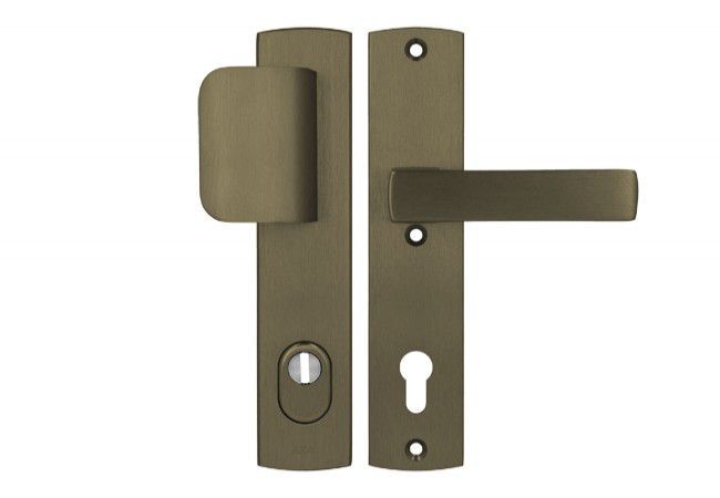 Axa Apollo Premium 92 WB Class 3 handle with FLEX cylinder protection (fire-rated), colour F4 ? old gold (door thickness 74?83 mm) (while stocks last