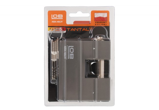 LOB TANTAL XT KT610 Padlock Security Class C EN 12320 83mm ZnAl Alloy