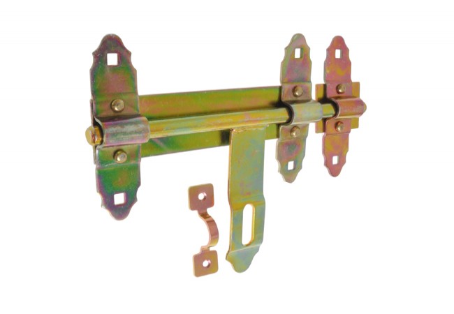 Zasuwa Brama Gate Bolt Retro 250mm Galvanized Finish for Traditional Gates