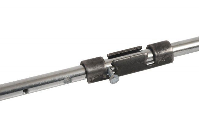 Zasuwa Gate Bolt L-300 Extended 300mm Silver Zinc Galvanized Steel Outdoor Use