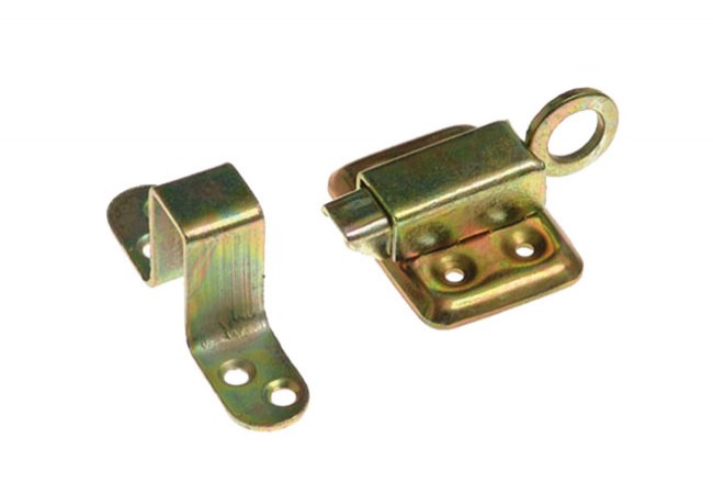Window Catch Zinc Yellow Galvanized Steel Tilt Window Latch for Residential & OEM