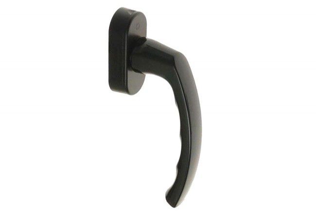 Hoppe Luxembourg Secustik Window Handle VarioFit Adjustable Spindle 32?42mm Dark Brown F8707