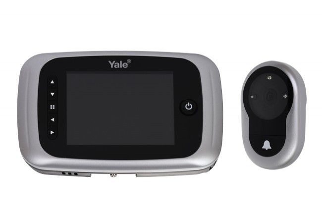 YALE (ASSA-ABLOY) Digital Door Viewer 3.5" LCD Automatic Image Recording Silver