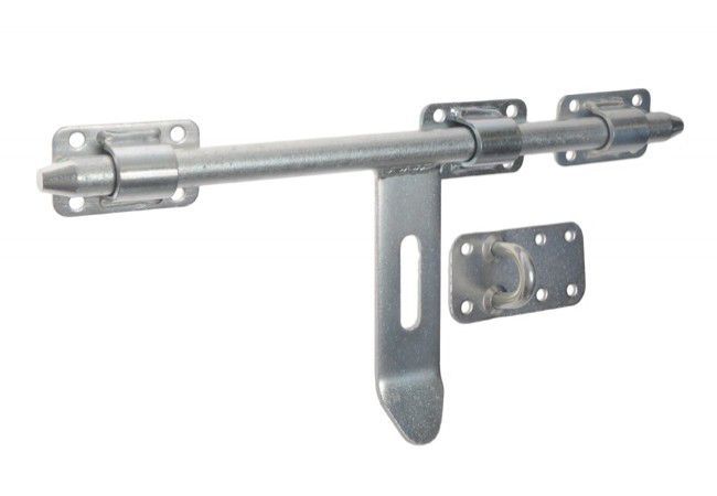 Zasuwa ryglowa 340 Narrow Bolt Lock Steel Silver Zinc-Coated for Slim Frames