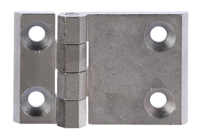 Flat Wing Hinge 399-1-1-5 Zamak Chrome Finish 60x60mm Pre-Drilled Holes