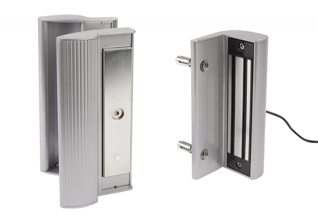 Locinox MAG-3000 Electromagnetic Lock 300kg Holding Force Quick-Fix Mount Aluminium