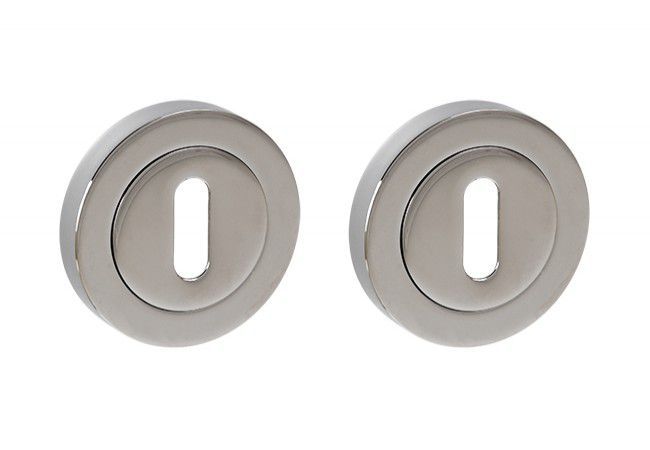 Schaffner FLUO LINE KL SCRK Round Escutcheon Chrome Multi-Format WC/Key/Cylinder