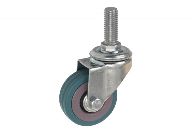 CKLA-PG 50S LG Swivel Caster 50mm Grey Non-Marking Rubber Double Ball Bearing 45kg
