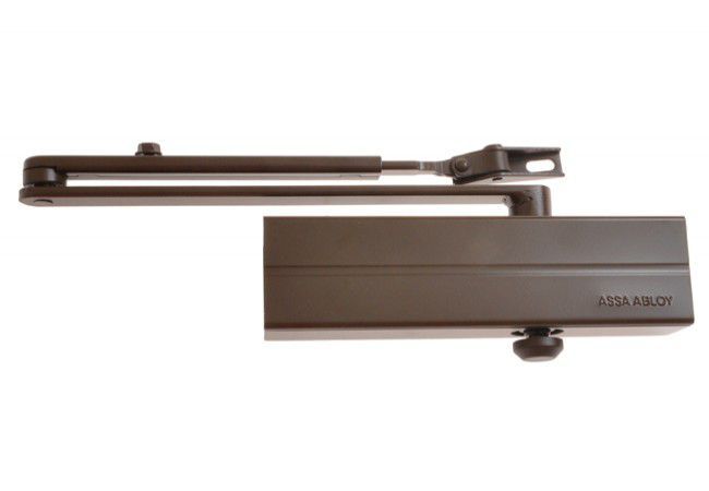 ASSA ABLOY DC140 Door Closer EN 2/3/4/5 Brown 100kg 1250mm EN 1154 Arm Adjustable