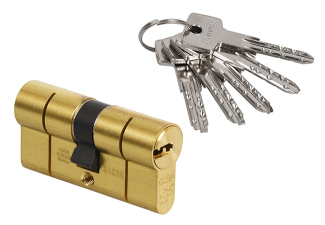 Abus D10MM Euro Cylinder 40/55mm Brass Class 2 Anti-Picking Emergency Function