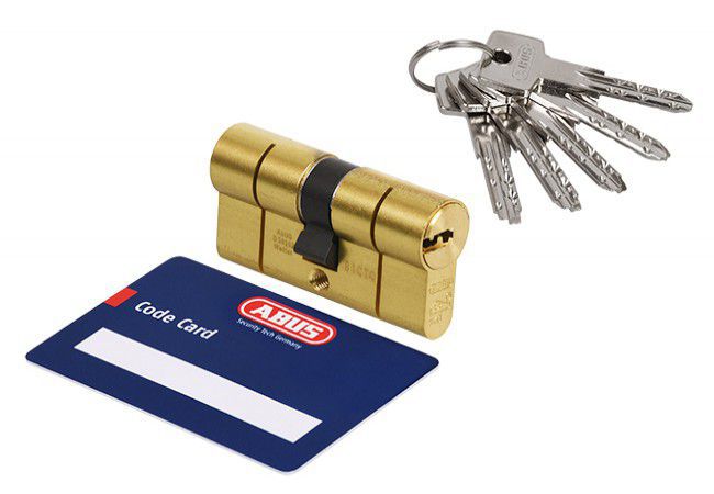 Abus D10MM Euro Cylinder 40/55mm Brass Class 2 Anti-Picking Emergency Function