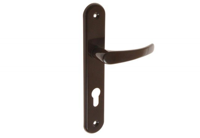 GAMAR 72 WB Door Knob-Lever Set Aluminum Brown Lacquered Corrosion Resistant