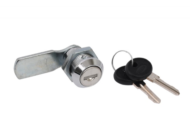 250-20-03-50 Cam Lock Zamak Body One-Key Cylinder Straight Cam Chrome Finish