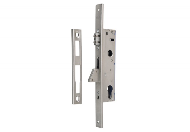 VECTOR U Roller Lock Straight Drop Bolt Zinc-Plated Faceplate for Aluminium PVC Doors