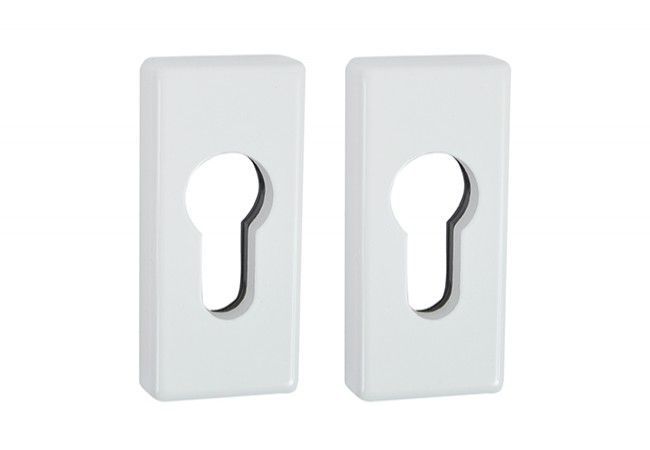 WALA WK00000003048 Security Escutcheon Slide-On Mounting White for Profile Cylinder Lock