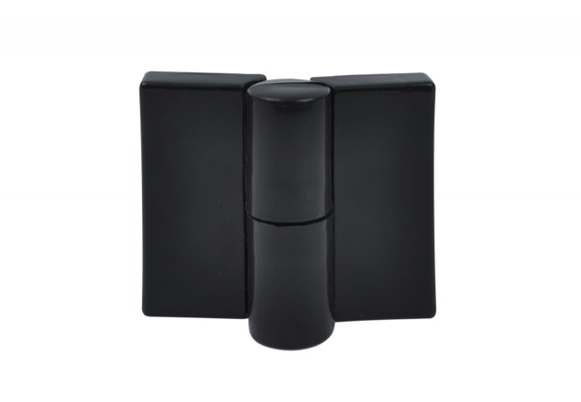 Self-Closing Toilet Cubicle Hinge Left-Hand Matte Black Commercial Partition