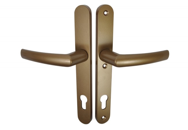 GAJA 92.32 WB Lever Handle Patina Long Backplate Assisted Mechanism 92mm