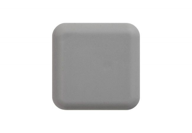 3M Self-Adhesive Rubber Door Bumper 44x44x10mm Square Grey Strong Adhesion