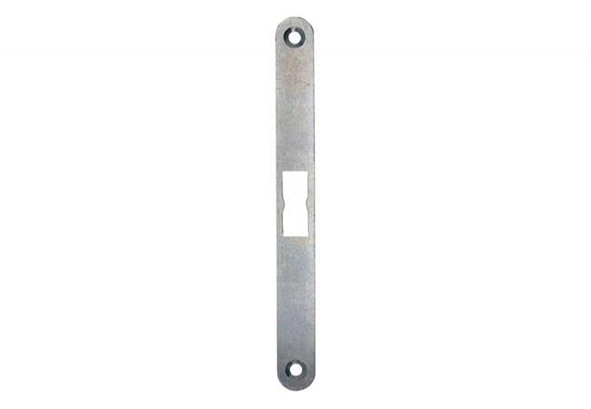 ISEO Strike Plate 235x24x3 mm for IS-214 IS-216 Panic Locks Galvanized White