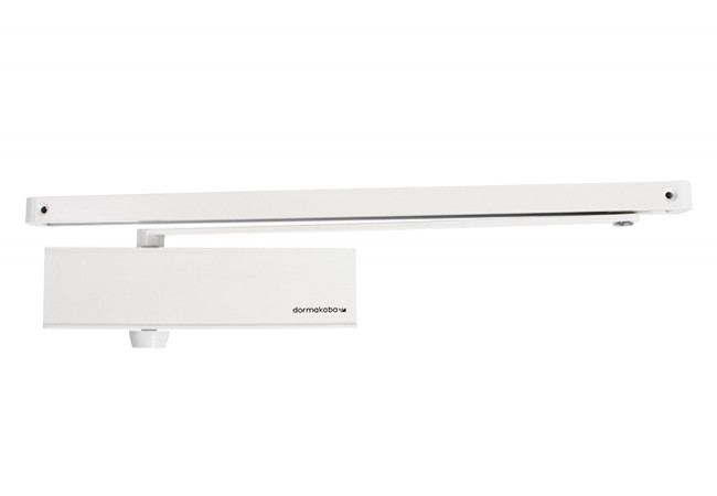 DORMA TS 80 Door Closer Sliding Rail White EN 3 950mm 60kg EN 1154 CE