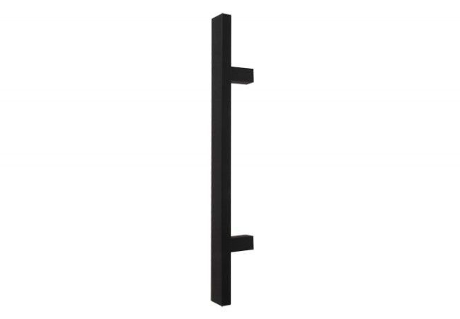 WALA QA10-F Door Pull Single-Sided Black Anodized Aluminum 20x40mm 500mm