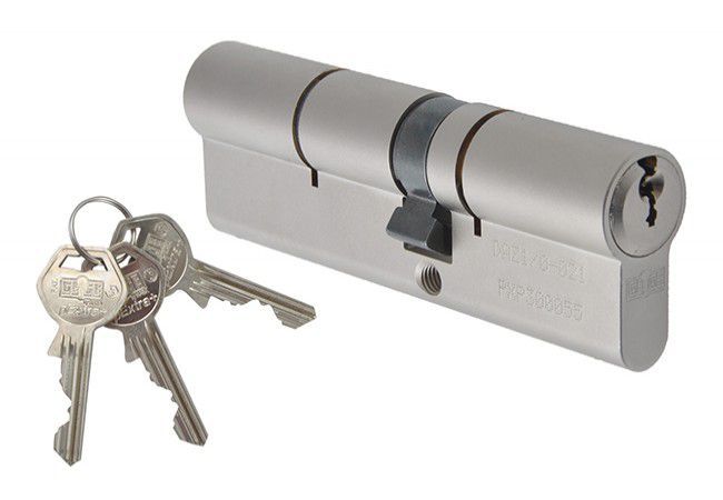 Kaba/Gege pExtra plus Euro Profile Cylinder 35/55mm EN 1303 Class D Nickel