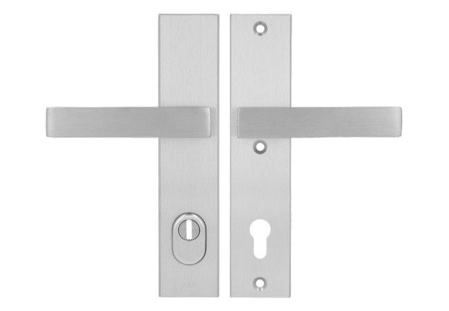 Axa ROYAL ++ 92 WB Door Handle EN 1906 Class 3 FLEX Anti-Drill Stainless F6 74-83mm