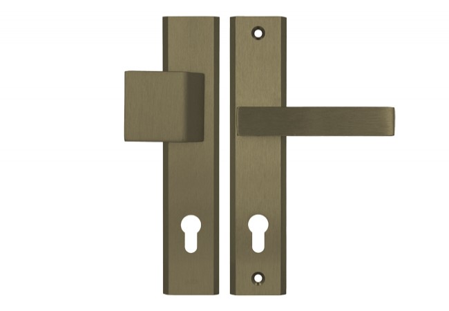 AXA Haga ++ 90 WB Handle-Pull EN 1906 Class 1 Old Gold for 74?83mm Doors