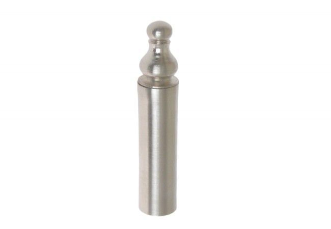 Cover for adjustable hinges, diameter 16, decorative metal, satin nickel
