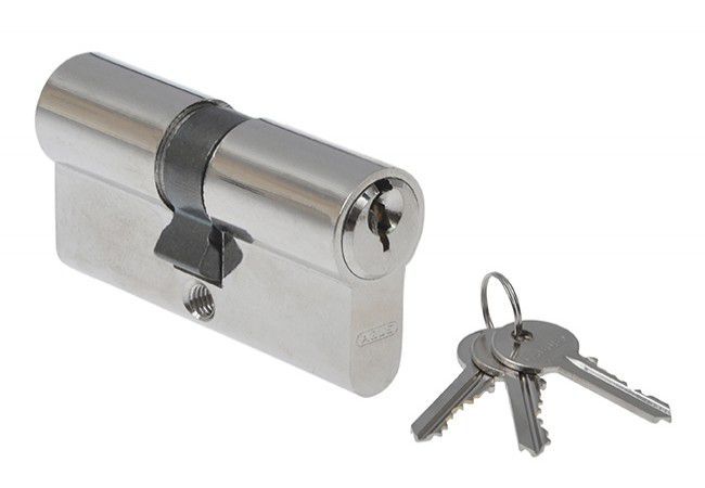 ABUS E45N 30/30 Euro Cylinder Nickel Keyed Alike KA02 Paracentric 5-Pin