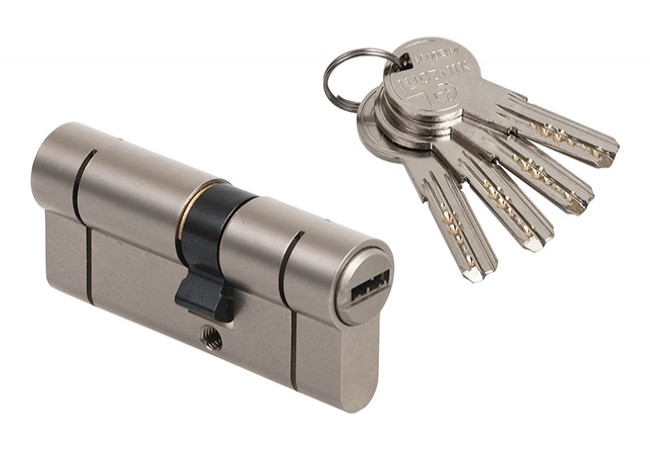 Łucznik MCM BP 30/55 Profile Cylinder 6.D Anti-Drill Certified Satin Nickel 4 Keys