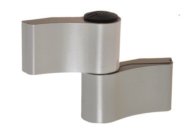 WALA WX 80104581 Hinge Symmetrical Aluminum EN 1935 160kg Three-Axis Adjustment Silver