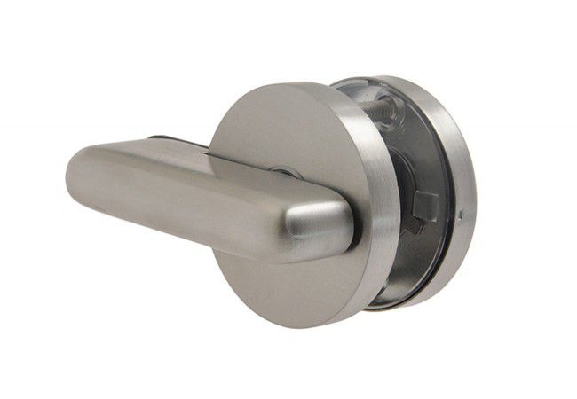 WC SS 304 Flush-Mount Lock for Partition Doors Stainless Steel 10-18mm Plate