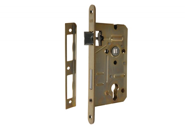 LOB 72/60 Mortise Cylinder Lock Universal L/R 200,000 Cycles Yellow Zinc Plated