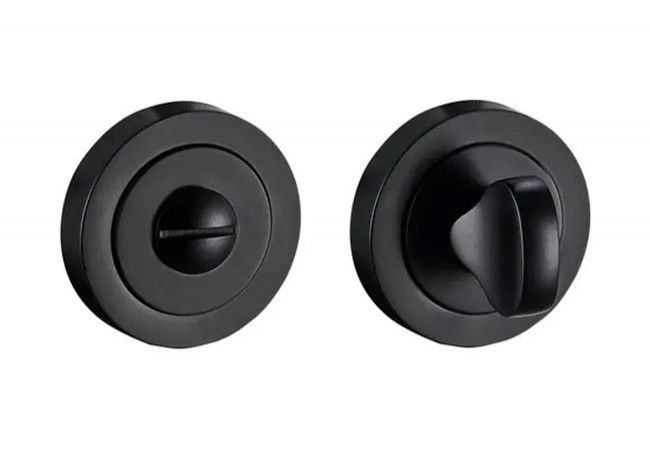 Schaffner LINE LUCY Escutcheon Slim Flat Rose Black Matte WC Privacy