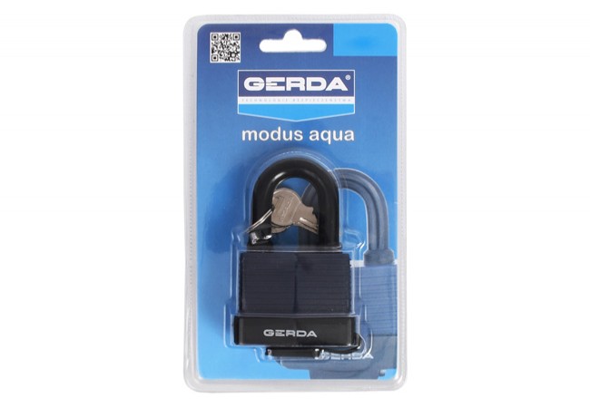 GERDA Modus Aqua 55 mm Padlock Hardened Steel Waterproof Double-Sided Locking