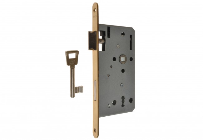 KFV 115-1/2 72/55/18/8 KL Mortise Lock Brass 200kg Durable Fire Door Compatible