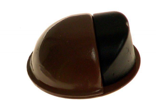 Odbój Drzwiowy 400-50 Door Stop Self-Adhesive Brown/Black 49mm Compact Height