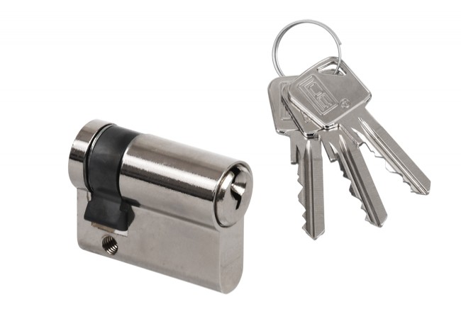 LOB ARES WJ54 9/55 Cylinder Insert Nickel EN 1303 Class C for Fire-Rated Doors