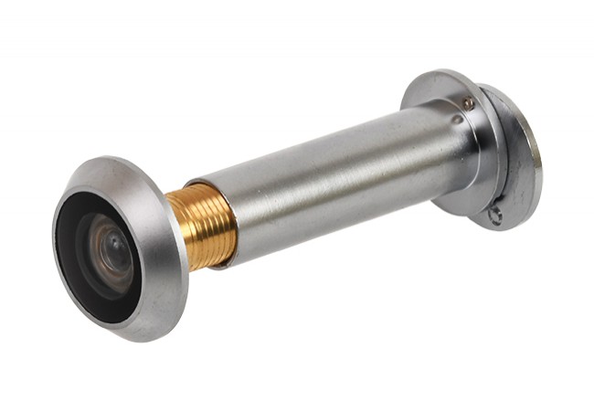 Door Viewer 14 mm EI 60 Fire Rated Adjustable 70?100 mm Matte Chrome Finish