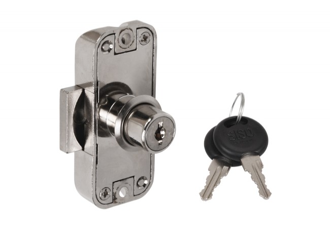 X-922 Espagnolette Lock Nickel-Plated 16.5x22mm Complete Mounting Set